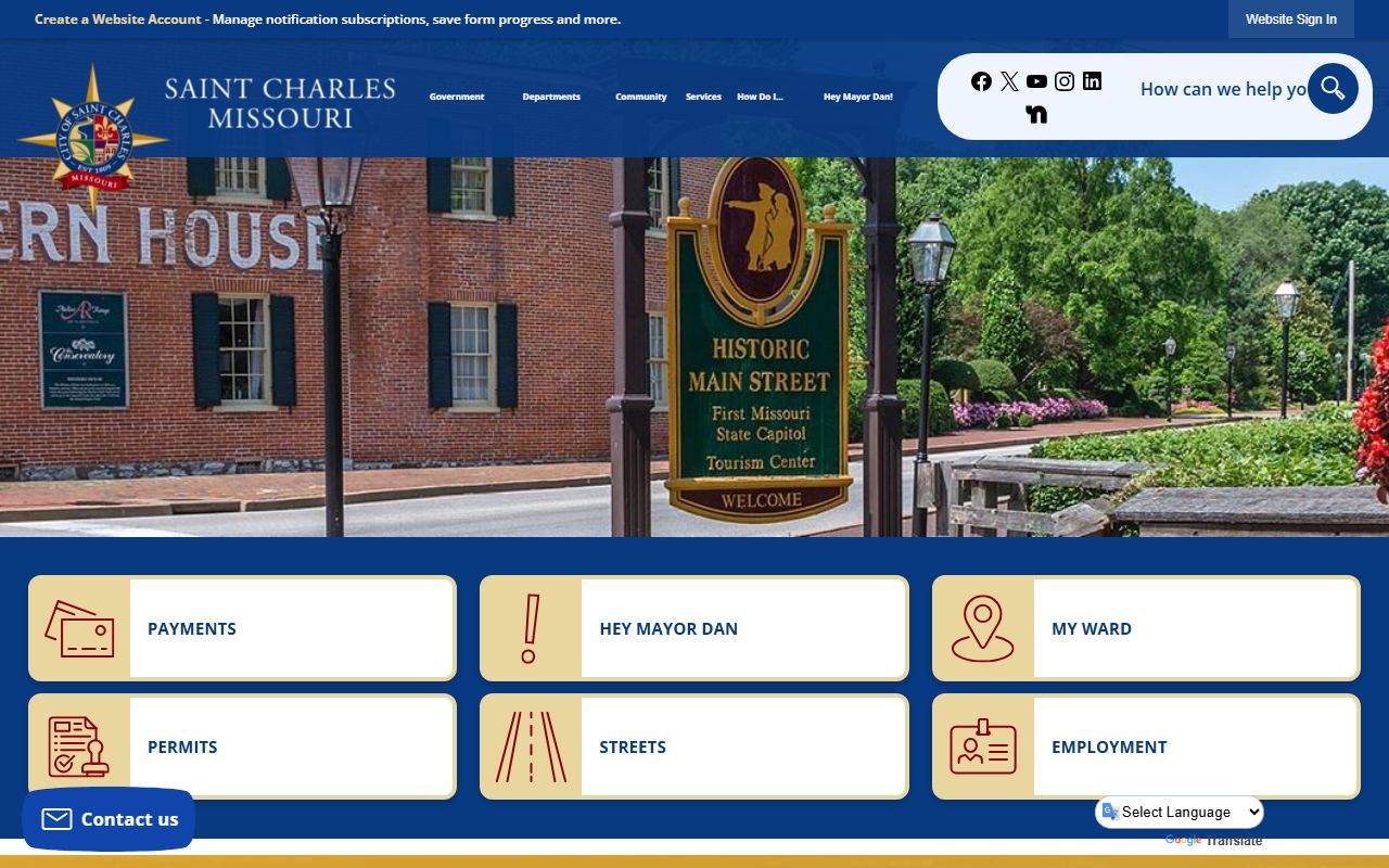 City of St. Charles portal for public records access