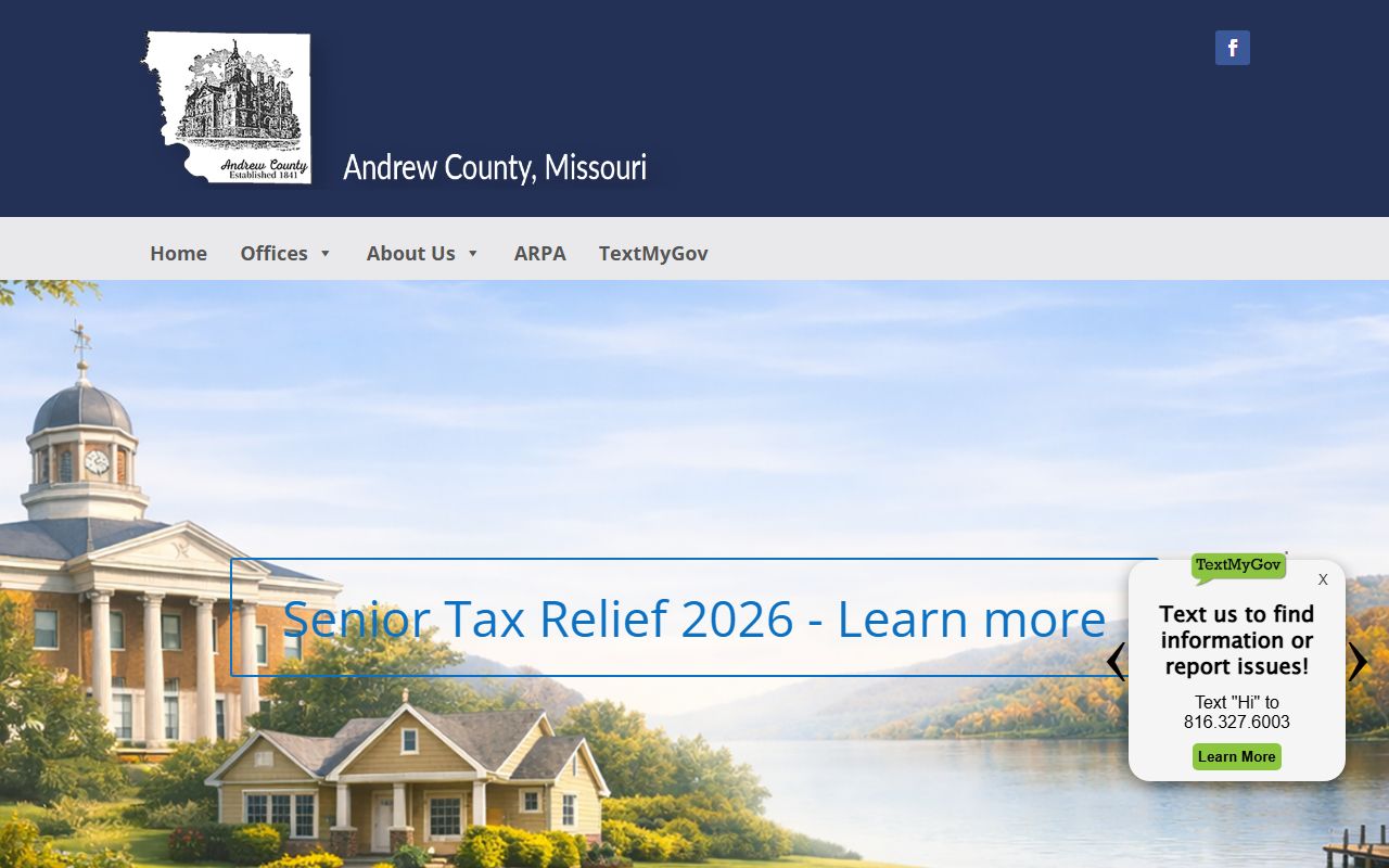 Andrew County Missouri government portal for public records access
