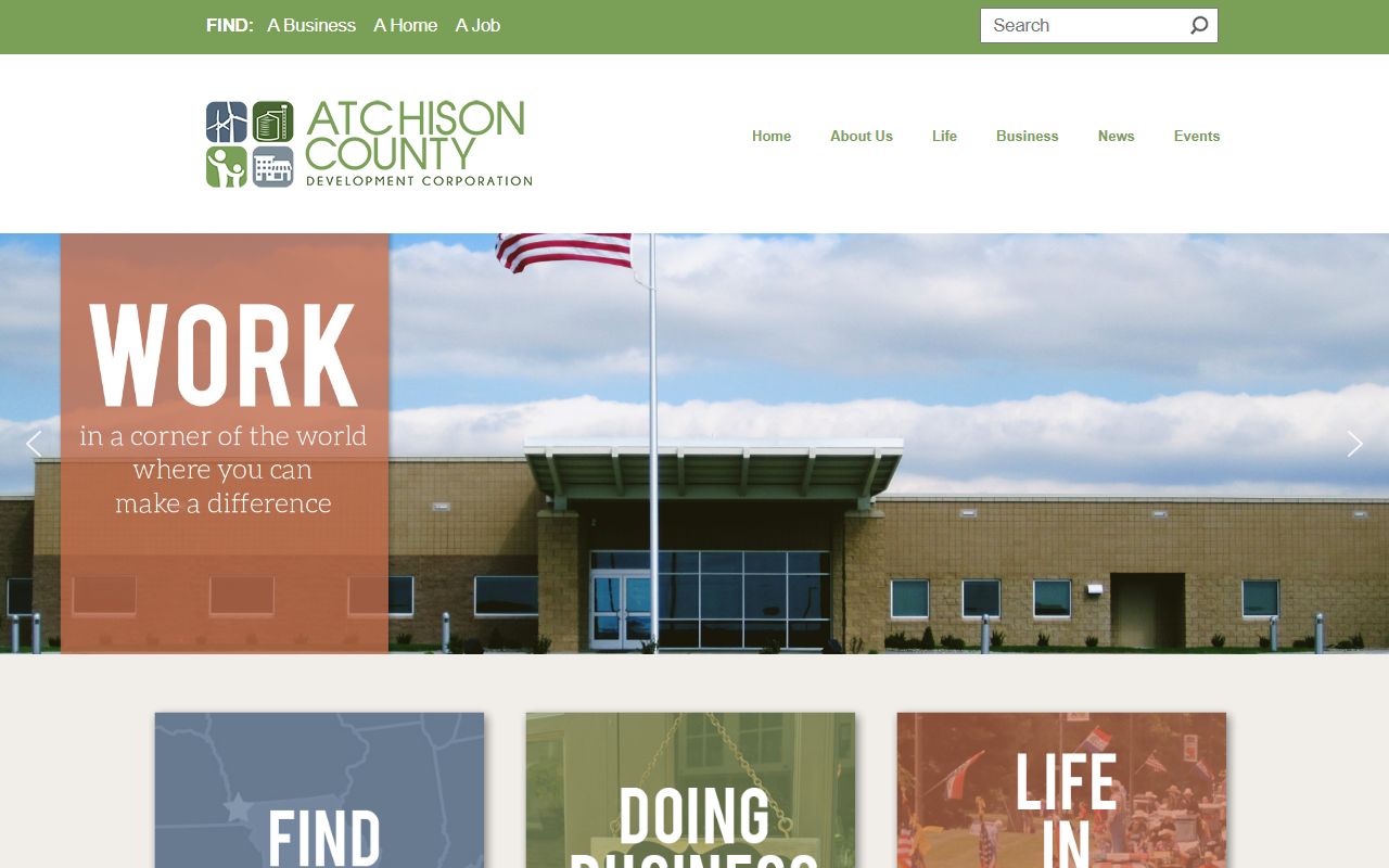 Atchison County Missouri government website for public records