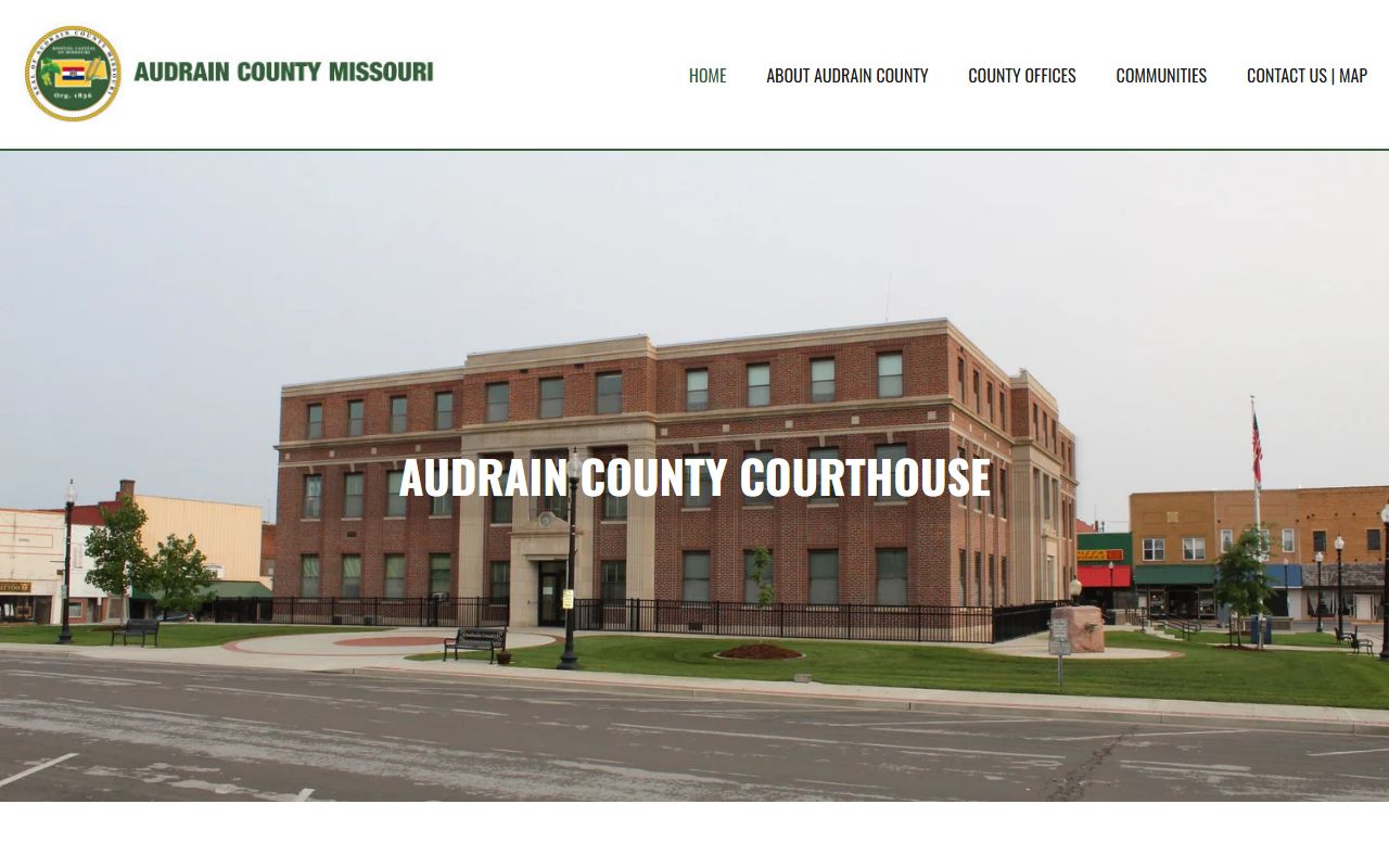 Audrain County Missouri government portal for public records