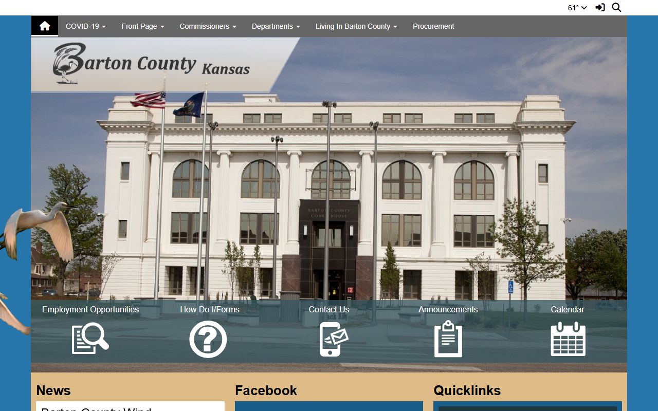 Barton County Missouri government website for public records access