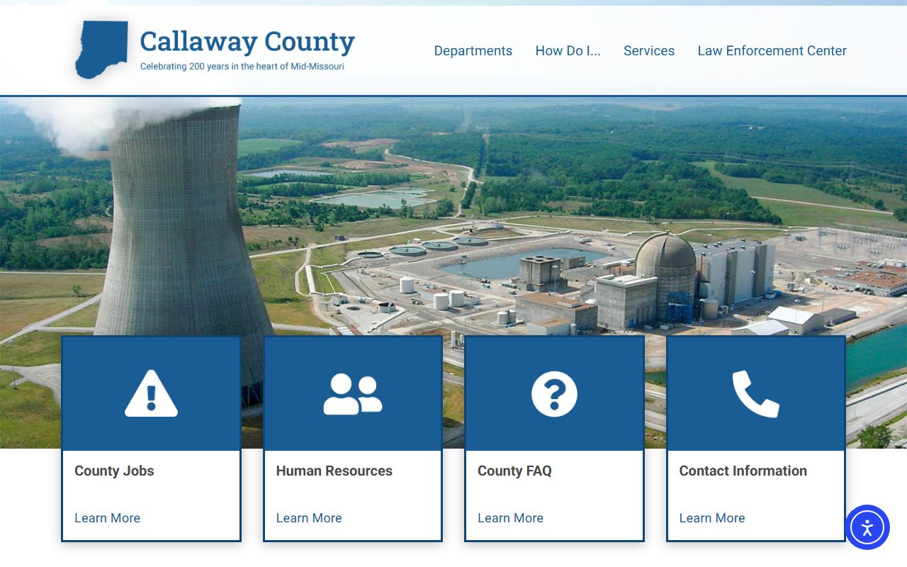Callaway County Missouri government website for public records
