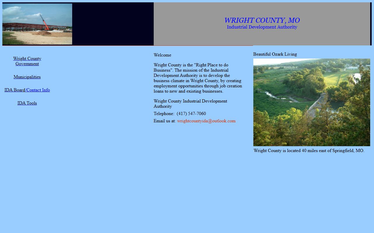 Wright County Missouri government public records page