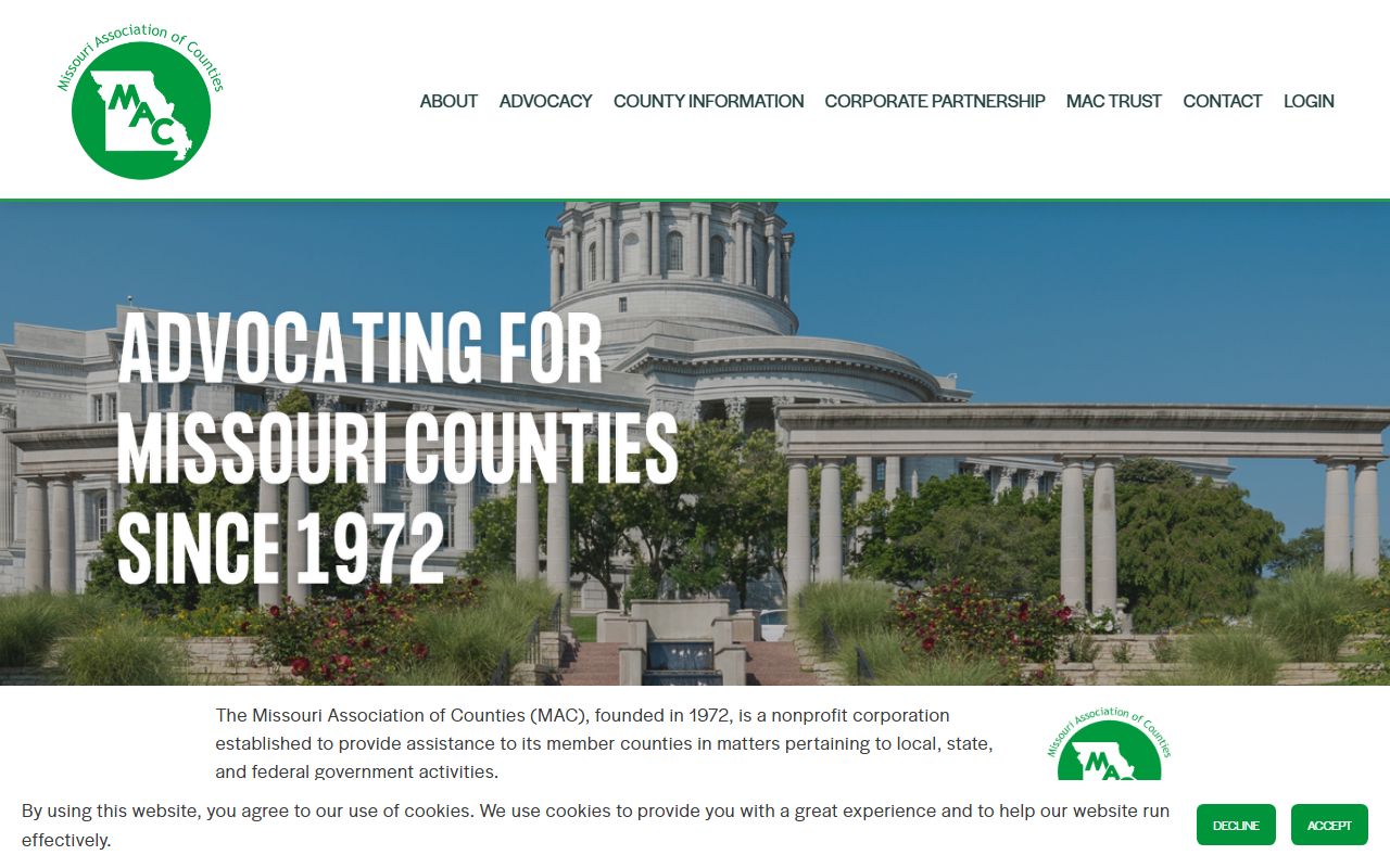 Laclede County Missouri public records search through Missouri Association of Counties